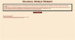 Desktop Screenshot of maxwellsociety.com